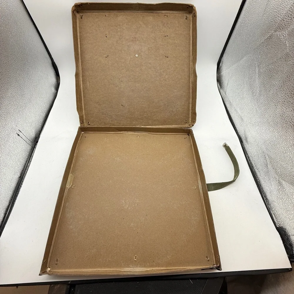Antique Motion Picture Film Case Shipping Container‎ With Labels Stamps